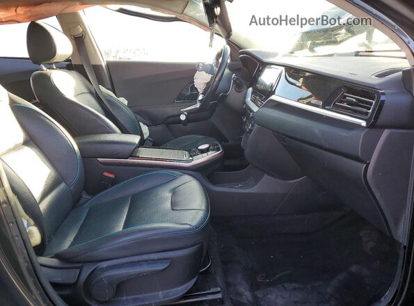 KNDCE3LG0M5103923 2021 KIA NIRO Gray Vista interior delantera