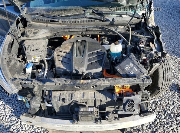KNDCE3LG0M5103923 2021 KIA NIRO Gray Vista interior trasera