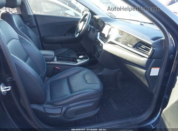 KNDCE3LG9L5035197 2020 KIA NIRO EV Blue Widok wnętrza z przodu