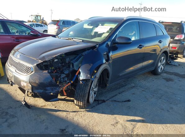 KNDCM3LD2J5210511 2018 KIA NIRO PLUG-IN HYBRID Dark Blue წინა მარცხენა ხედი სამი მეოთხედიდან