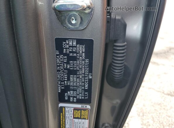KNDCS3LF0S5277195 2025 KIA NIRO Gray Engine compartment view
