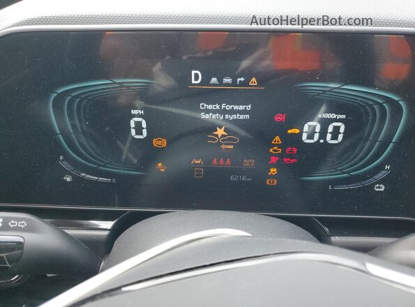 KNDCS3LF0S5277195 2025 KIA NIRO Gray Instrument cluster view