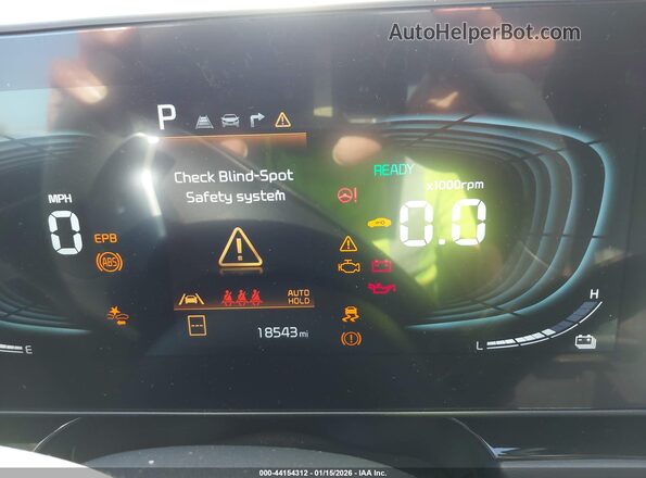 KNDCS3LF8S5235888 2025 KIA NIRO PLUG-IN HYBRID White Вид задніх сидінь