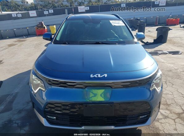 KNDCT3L10P5076115 2023 KIA NIRO EV Blue Widok zestawu wskaźników
