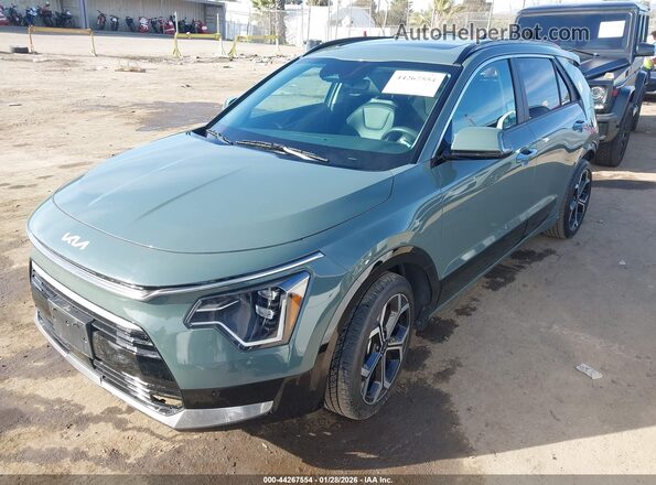 KNDCT3LE9S5217520 2025 KIA NIRO Green Առջևի ձախ երեք քառորդ տեսարան