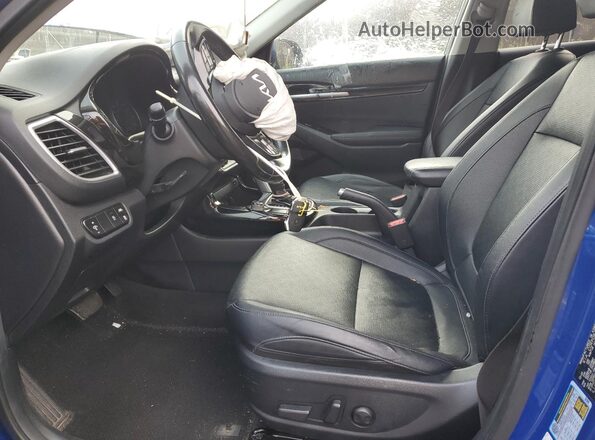 KNDERCAA0N7297497 2022 KIA SELTOS Blue Սալոնի դիմացի տեսք