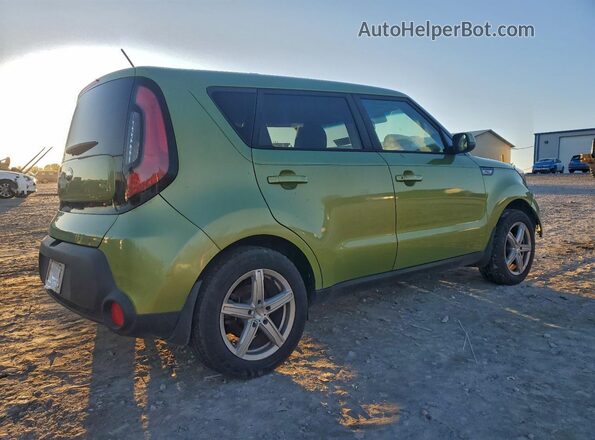 KNDJN2A2XG7875153 2016 KIA SOUL Green უკანა მარჯვენა
