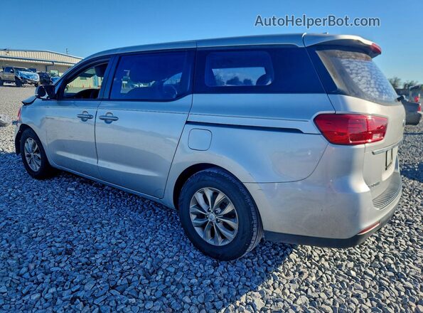 KNDMA5C14K6511176 2019 KIA SEDONA Silver Trasero izquierdo