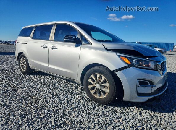 KNDMA5C14K6511176 2019 KIA SEDONA Silver Delantero derecho