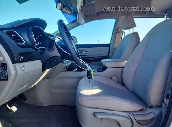 KNDMA5C14K6511176 2019 KIA SEDONA Silver Vista interior delantera