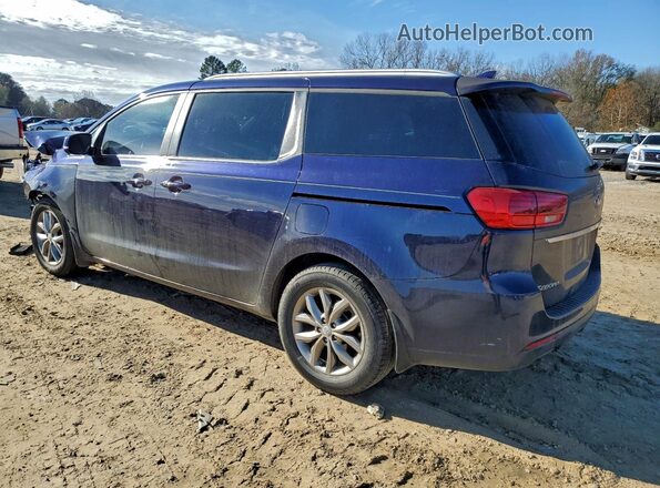 KNDMB5C11K6533746 2019 KIA SEDONA Blue Հետևի ձախ