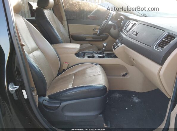 KNDMB5C11K6534220 2019 KIA SEDONA Black Widok wnętrza 360 stopni