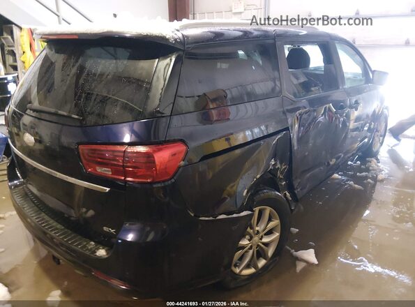 KNDMB5C12K6537059 2019 KIA SEDONA Dark Blue Tył prawy