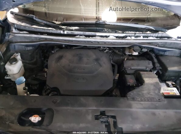 KNDMB5C12K6537059 2019 KIA SEDONA Dark Blue Widok z tyłu