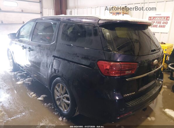 KNDMB5C12K6537059 2019 KIA SEDONA Dark Blue Tył lewy