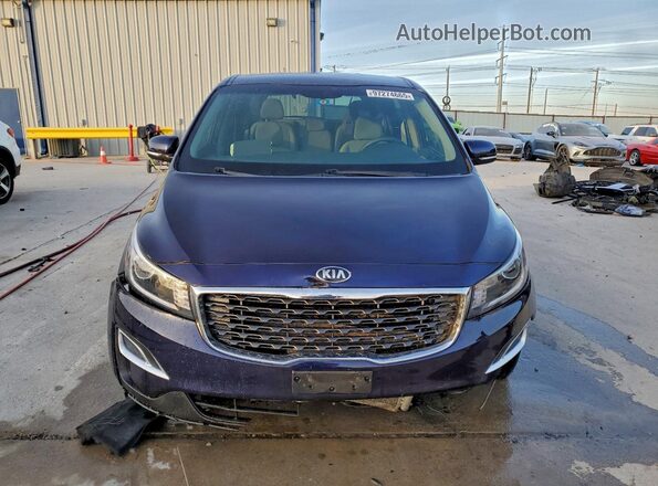KNDMB5C12M6670200 2021 KIA SEDONA Blue წინა ხედი
