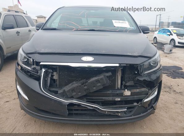 KNDMB5C13K6542691 2019 KIA SEDONA Black Widok z przodu