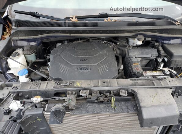 KNDMB5C13L6582433 2020 KIA SEDONA Синий 