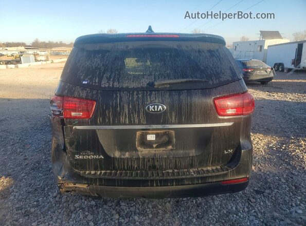 KNDMB5C17L6634761 2020 KIA SEDONA Черный Вид сзади