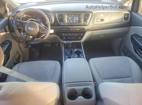 KNDMB5C17L6634761 2020 KIA SEDONA Черный Вид панели приборов