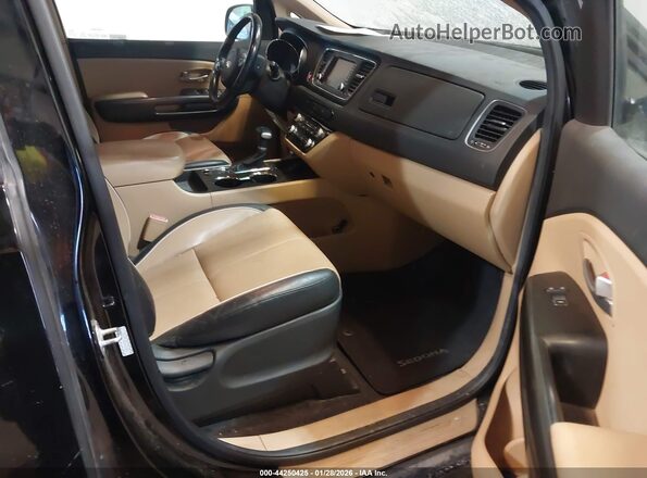 KNDMB5C18M6665003 2021 KIA SEDONA Black Vista interior delantera