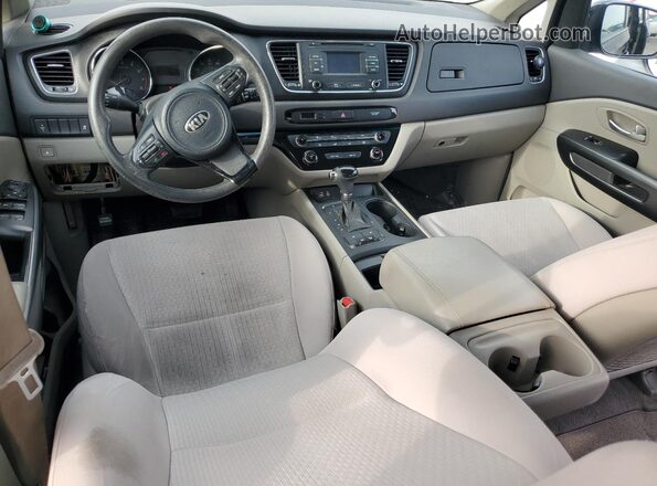 KNDMB5C19G6085912 2016 KIA SEDONA Black Вид панелі приладів