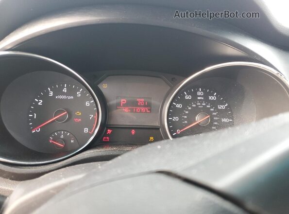 KNDMB5C19G6085912 2016 KIA SEDONA Black Вид щитка приладів