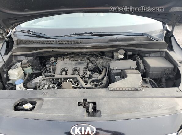 KNDMB5C19G6085912 2016 KIA SEDONA Black Вид підкапотного простору