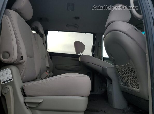 KNDMB5C19G6085912 2016 KIA SEDONA Black Вид задньої частини салону