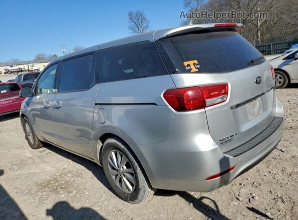 KNDMB5C1XH6227282 2017 KIA SEDONA Silver Задня ліва чверть