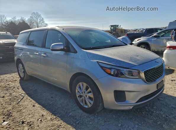KNDMB5C1XH6227282 2017 KIA SEDONA Silver Передня права чверть