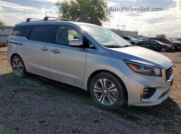 KNDMC5C13M6676147 2021 KIA SEDONA Silver Przód prawy
