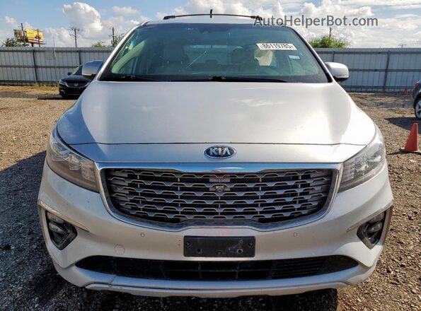 KNDMC5C13M6676147 2021 KIA SEDONA Silver Widok z przodu