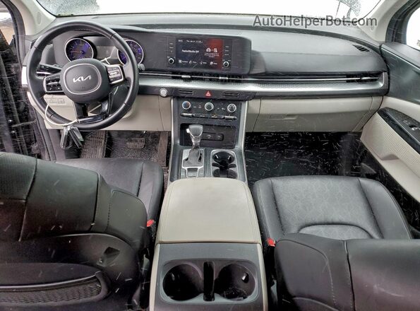 KNDNB4H35P6275134 2023 KIA CARNIVAL Gray Вид панелі приладів