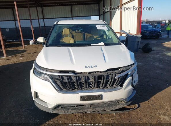 KNDNB4H39N6131941 2022 KIA CARNIVAL MPV White წინა პანელის ხედი
