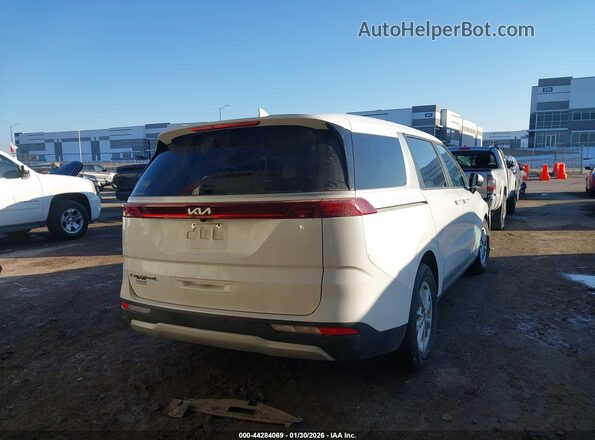 KNDNB4H39N6131941 2022 KIA CARNIVAL MPV White უკანა მარჯვენა