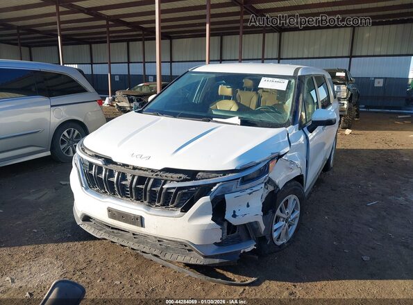 KNDNB4H39N6131941 2022 KIA CARNIVAL MPV White წინა მარცხენა ხედი სამი მეოთხედიდან