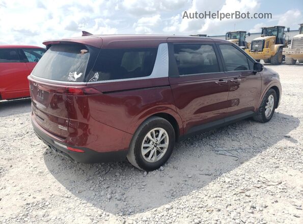 KNDNB4H39P6213204 2023 KIA CARNIVAL Красный Задняя правая четверть