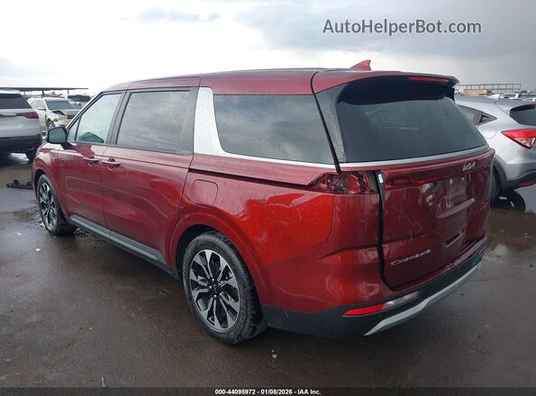 KNDNC5H30N6068280 2022 KIA CARNIVAL MPV Красный Задняя левая четверть