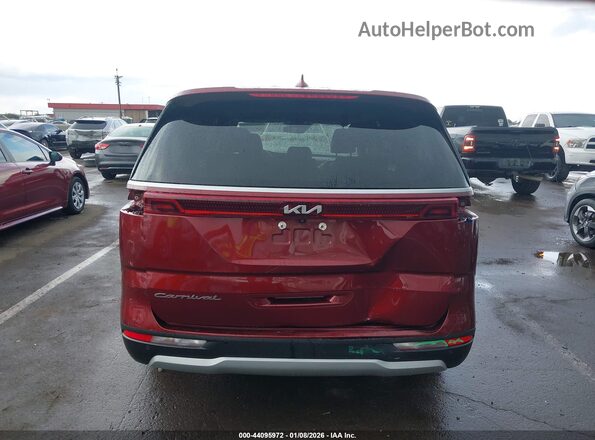 KNDNC5H30N6068280 2022 KIA CARNIVAL MPV Красный 