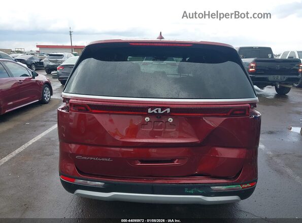 KNDNC5H30N6068280 2022 KIA CARNIVAL MPV Красный Вид спереди