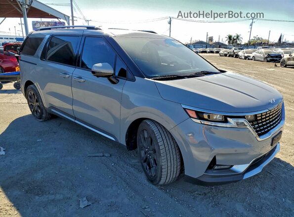 KNDNE5H30N6189286 2022 KIA CARNIVAL Silver Front right