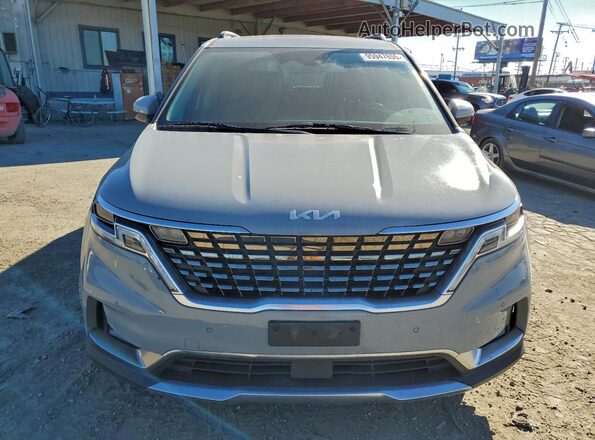 KNDNE5H30N6189286 2022 KIA CARNIVAL Silver Front view