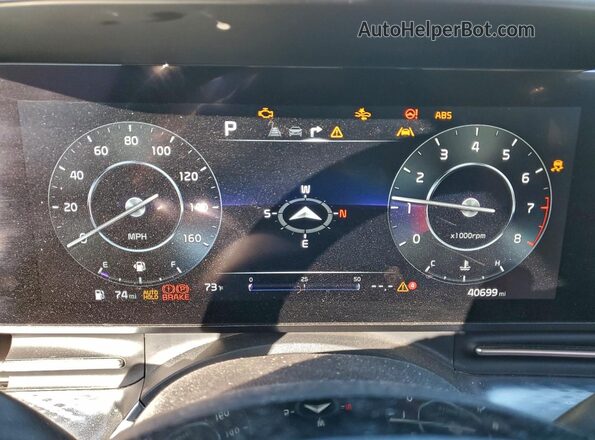 KNDNE5H30N6189286 2022 KIA CARNIVAL Silver Instrument cluster view