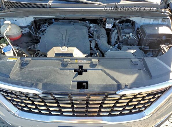 KNDNE5H30N6189286 2022 KIA CARNIVAL Silver Engine compartment view