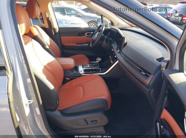KNDNE5H31R6304192 2024 KIA CARNIVAL MPV Серый Вид салона спереди