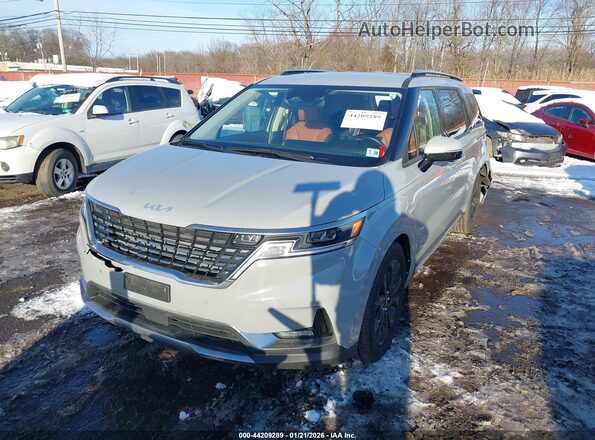 KNDNE5H31R6304192 2024 KIA CARNIVAL MPV Серый Вид щитка приборов