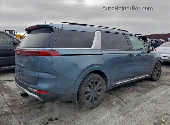 KNDNE5H35N6085716 2022 KIA CARNIVAL Синий Задняя правая четверть