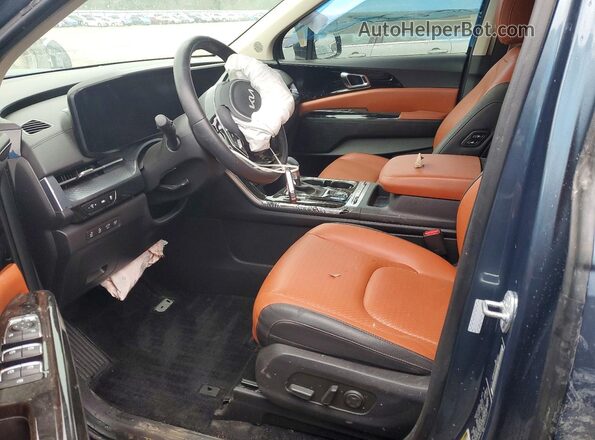 KNDNE5H35R6433522 2024 KIA CARNIVAL Black Front interior view