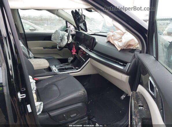 KNDNE5H37R6414678 2024 KIA CARNIVAL MPV Black Widok wnętrza z przodu